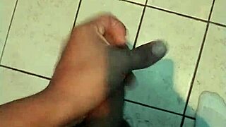 Masturbating Intensely In Bathroom With Full House