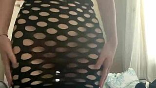 Amateur teen with small tits gets naughty in homemade video