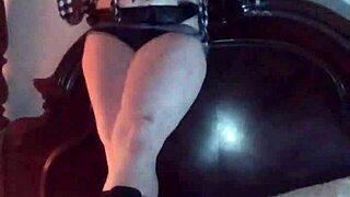 Big white cock pounds tight pussy