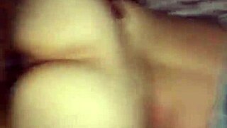 Feeling intense pleasure in rough doggystyle with wet big ass