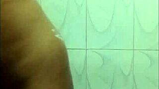 Desi girl masturbates in washroom with fingering