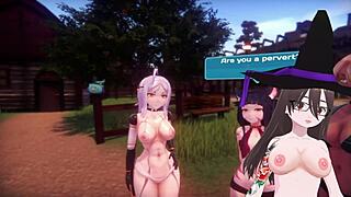 Monster girl island 01 big tits 3d hentai emo anime encounters