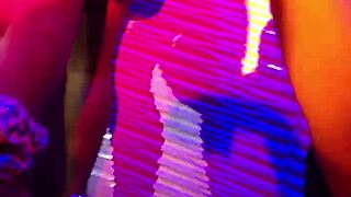 Girl Sits on Ciroc Bottle While Eating Girl Out on Stage