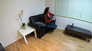 Audrey Decker's Intense Casting Session with Big Tits