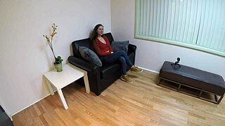 Audrey Decker's Intense Casting Session with Big Tits