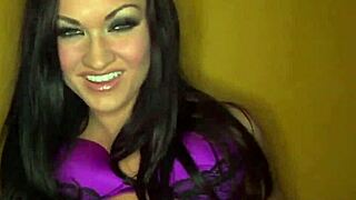 kendall's doing this sexy tease, showing off her ass and pussy in a fetish way