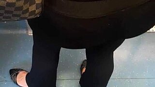 Check out this blonde MILF with green eyes and a hot ass! 😍