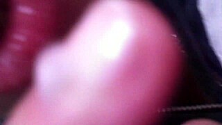 Girl shows off her wet pussy close up