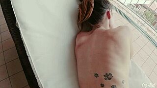 liz and ted having sex in the private spa