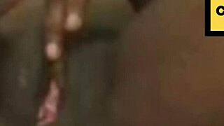 Amateur ebony girl Cyndy Blackslave in a cam session with her master