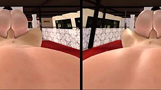 VR nightclub experience with Brunette Crusader