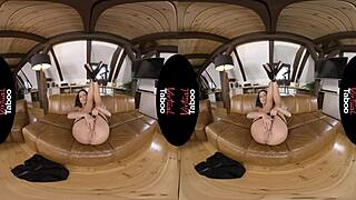 Veronica Avluv in Taboo POV with Shaved Brunette and Boobs