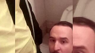 adrian sucking cock in the shopping bathroom 😏