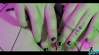 Pornstar Roxy Raye gets her pussy and big ass fucked through fishnets