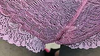 Wife Exhibits Pussy For Husband At Motel.