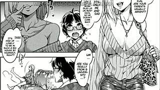 The MILF Made Her Stepdaughter Her Student In The Comic