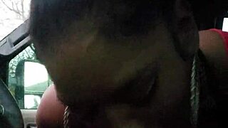 Ugly woman expertly sucks massive cock