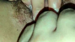 Holy shit, this hot black teen is squirting everywhere while masturbating furiously in her bedroom!