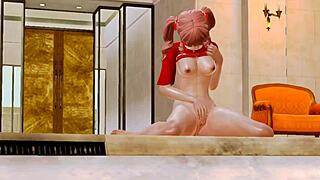 hentai 3d girl sucks grandpa's cock