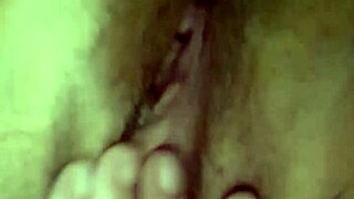 sexy babe dances while playing with wet pussy, teasing viewers