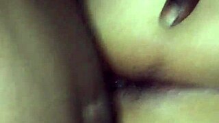 Lady with ass and cock in trimmed video scene.