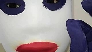 this zentai porn uses blackout contact lenses for blind fun