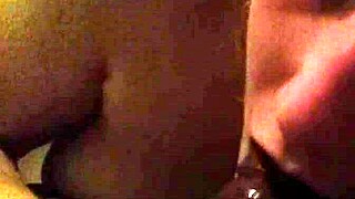 this interracial deepthroat features a monster cock