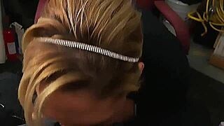 Amateur Stephieo demonstrates her amazing blowjob skills with deepthroat face fucking