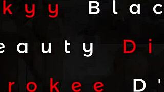 Cherokee D'Ass and Skyy Black are so beautiful in this ebony video with big asses and cocks