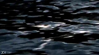 Supernatural sexy bikini girl swimming, damn she’s hot in that outfit! 🔥