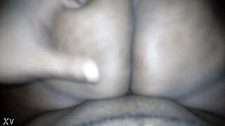 Intense pussyfucking without a condom leads to explosive cumshot