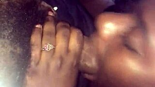 Sloppy blowjob in the car is so intense!