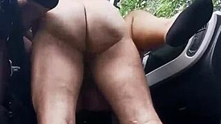 Brunette Latina Milf Sucks Big Cock Outdoors