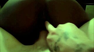 Teen Interracial Couple Bent Over in Doggystyle with Big Cock