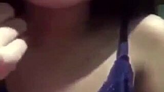 Steamy Latina striptease with big tits and ripped clothes