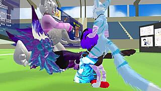 Gay men indulge in VR sex