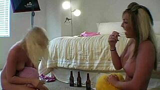 Blonde Babe Plays Ball Nude In Close-Up Photoshoot