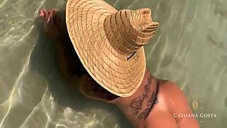 i stripped naked on the beach, lured a guy to my bed, and he fucked me hard until cumming in my mouth