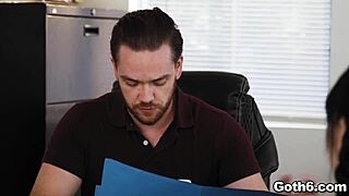 Leda Bear Gets Bent Over And Deepthroats Kyle Mason's Cock For Community Service