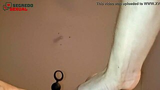 Close-up on Valentina Chili's pussy with toy penis and dripping cum