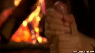 Indian milf gives intense oral blowjob