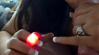 that slut gives an amazing deepthroat blowjob on thick cock