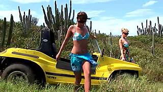 Wet Lesbian Games Heat Up Ibiza