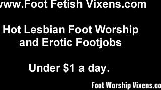 Let Me Suck Your Toes In Lesbian Foot Worship.
