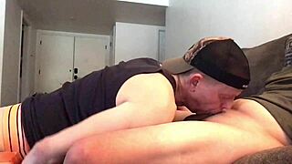 Asian Gay Guy Swallows Hot Cum in Explicit Close-Up Action