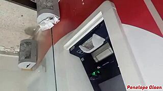 i give a blowjob at the bank's atm on the colombian coast, outdoor public exhibitionism