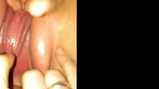 I fingered my wife until she squirted gushing orgasm!