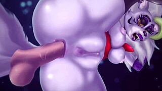 Roxy feels intense anal pleasure in furry hentai