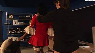 Beautiful Black Woman In Lingerie Gets Her Pussy Fucked