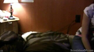 Julia gives a blowjob then gets fucked like a slut